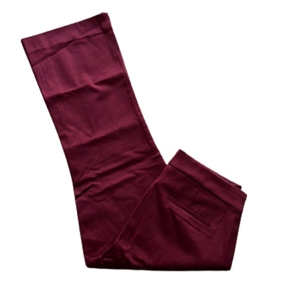 J. Crew maroon red pants NWT size 2 - Picture 1 of 5